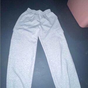 Yogalicious Light Gray Joggers women’s xs